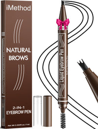 iMethod 2-in-1 Liquid Eyebrow Pen & Spoolie Brush