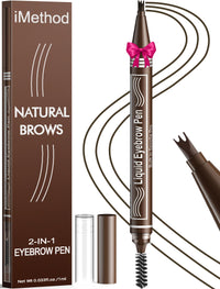iMethod 2-in-1 Liquid Eyebrow Pen & Spoolie Brush