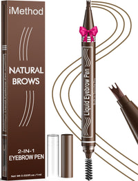 iMethod 2-in-1 Liquid Eyebrow Pen & Spoolie Brush