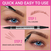 iMethod Eyebrow Pen - Eyebrow Pencil Magical 2-in-1 Eye Brow Pencils for Women