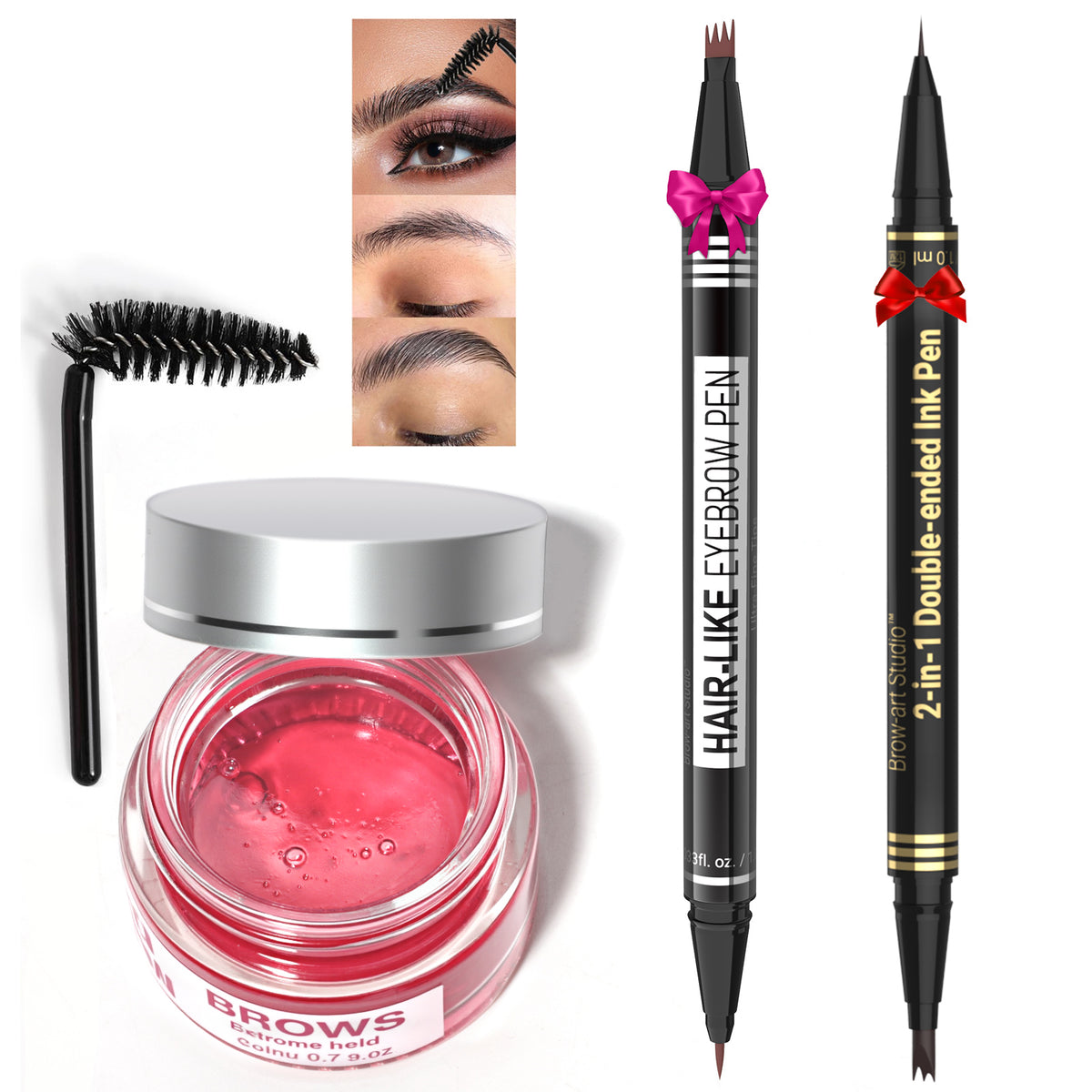 iMethod 2-in-1 Hair-Like Dual Brow Pen & Gel Lock Set