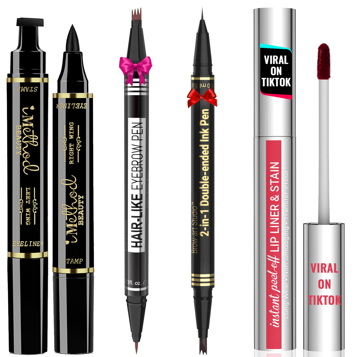 iMethod All-in-One Brow, Liner & Lip Essentials: Perfectly Defined Brows, Eyeliner & Lips with Long-Lasting Color