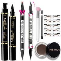 iMethod Complete Brow & Liner Studio Master Kit: 4-in-1 Brow and Eyeliner Set, Perfect for Fuller, Defined, and Lasting Brows