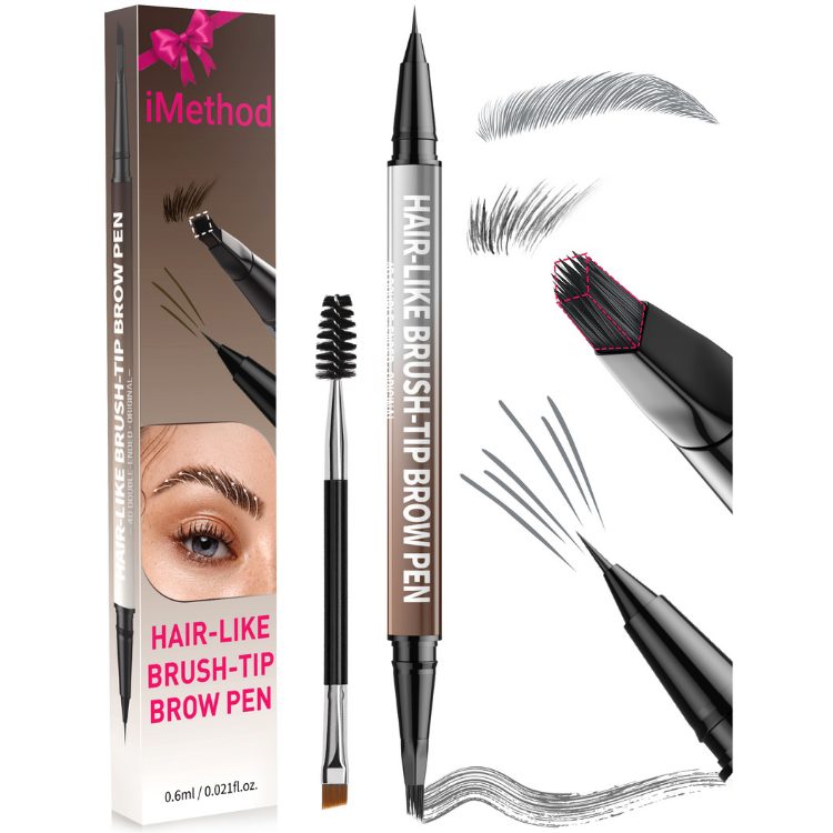 iMethod 2-in-1 Microblading Eyebrow Pen with Square Brush