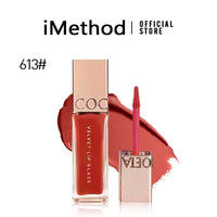 iMethod Velvet Lip Glaze Soft Matte Liquid Lipstick Intense Color Smudge-Proof & Waterproof Comfortable Hydrating Shea Butter Vegan Gloss Lipgloss (Copy)