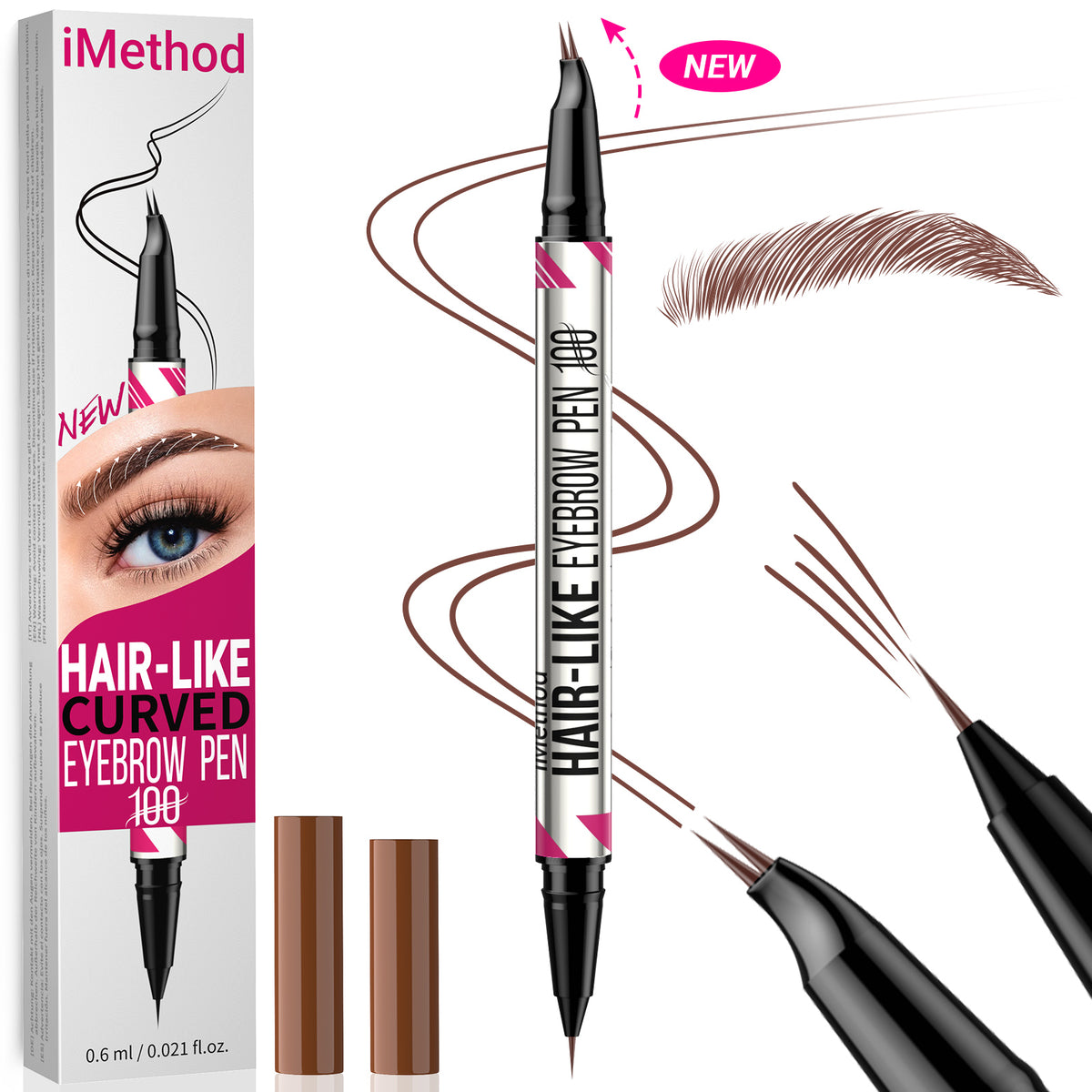 2-in-1 iMethod Curved Eyebrow Pencil