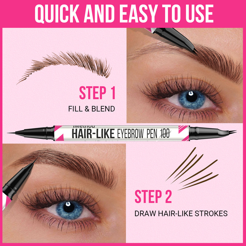 iMethod 2-in-1 Curved Pen & Hair-Like Brow Pencil Duo