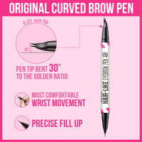 iMethod 2-in-1 Eyebrow Pen & Stamp Stencil Kit