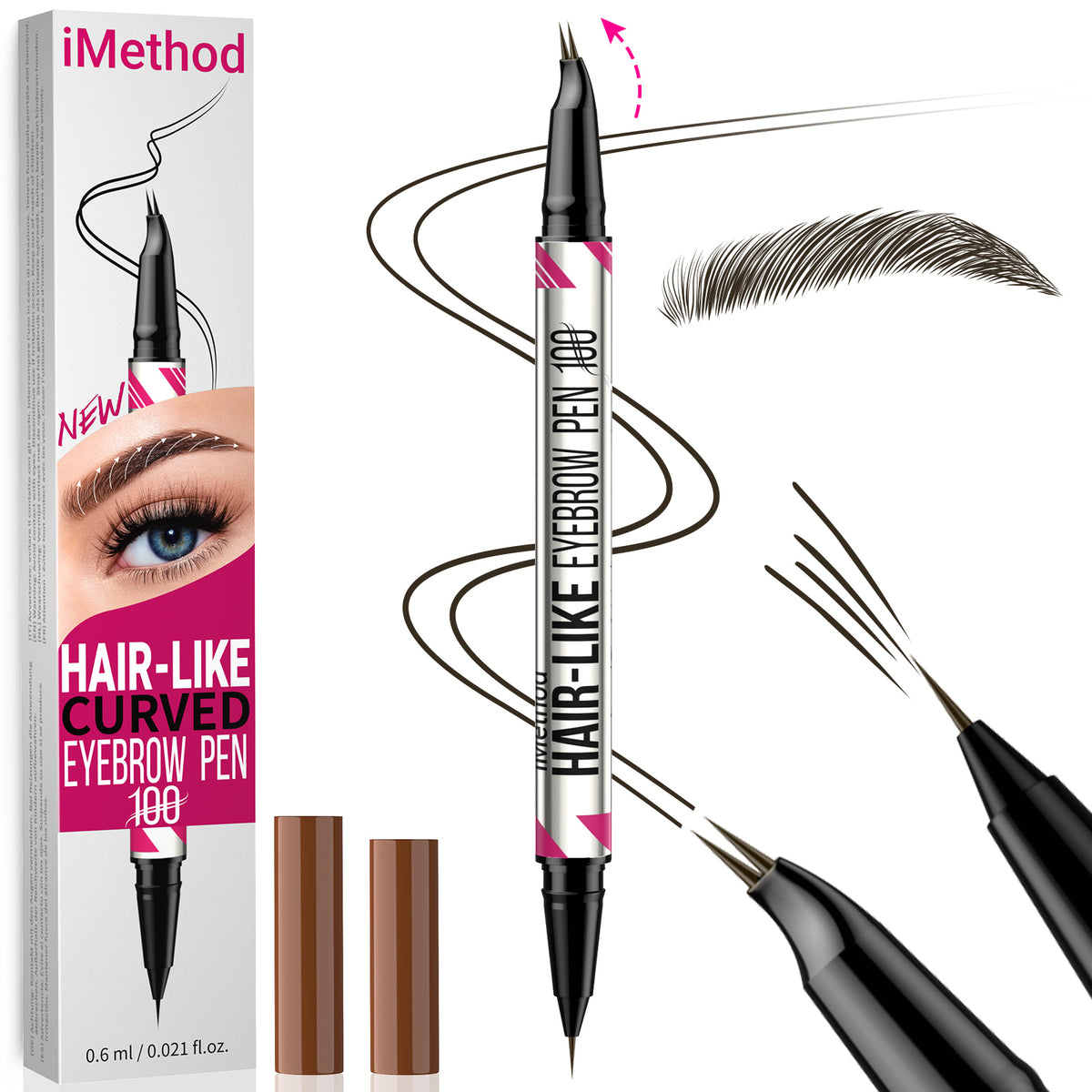 2-in-1 iMethod Curved Eyebrow Pencil