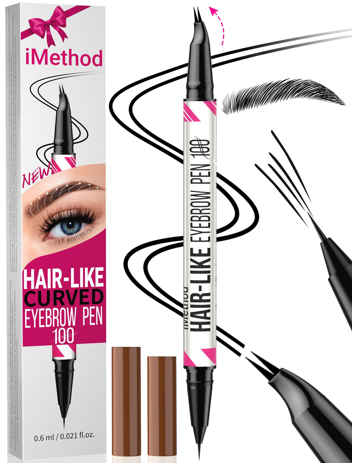 iMethod 2-in-1 Curved Eyebrow Pen