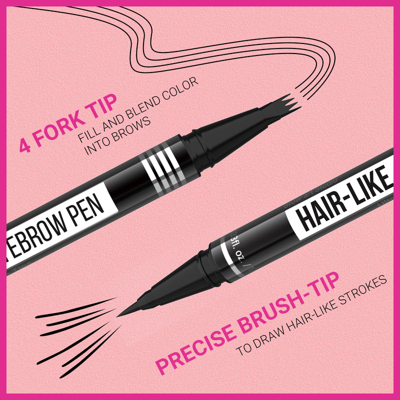 2-in-1 Hair-Like Eyebrow Pencil