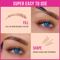 2-in-1 Dual-Ended Eyebrow Pen