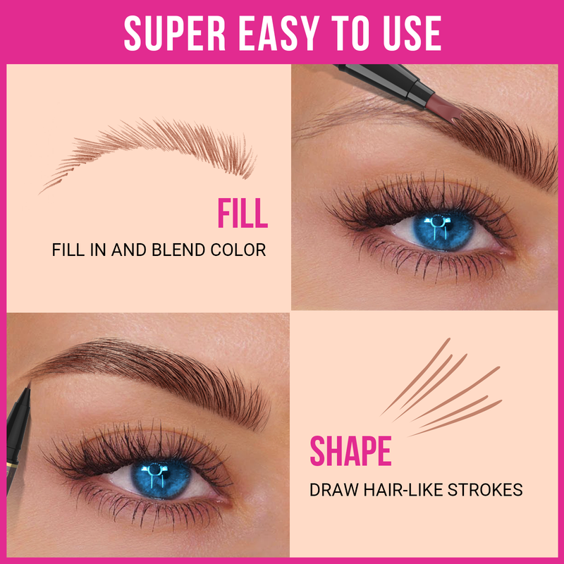 2-in-1 Dual-Ended Eyebrow Pen