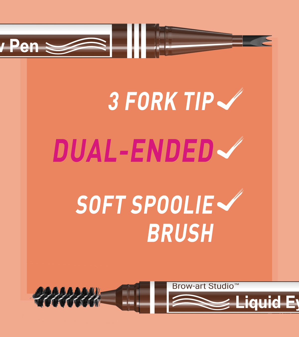2-in-1 Liquid Eyebrow Pen