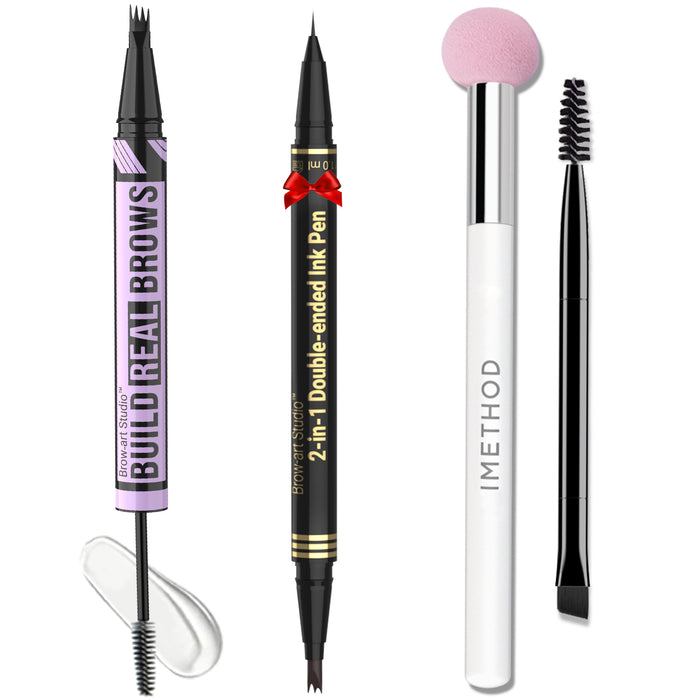 iMethod 2-in-1 Eyebrow Pen & Sponge Applicator Kit
