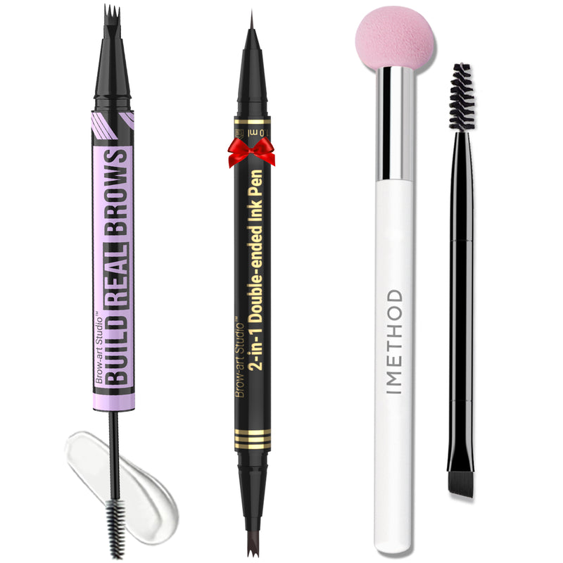 iMethod 2-in-1 Eyebrow Pen & Sponge Applicator Kit