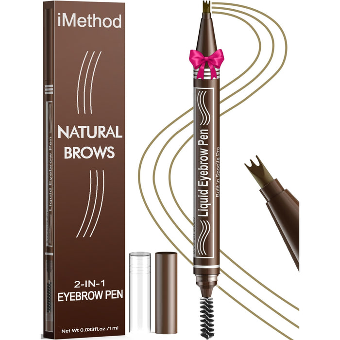 iMethod 2-in-1 Liquid Eyebrow Pen & Spoolie Brush