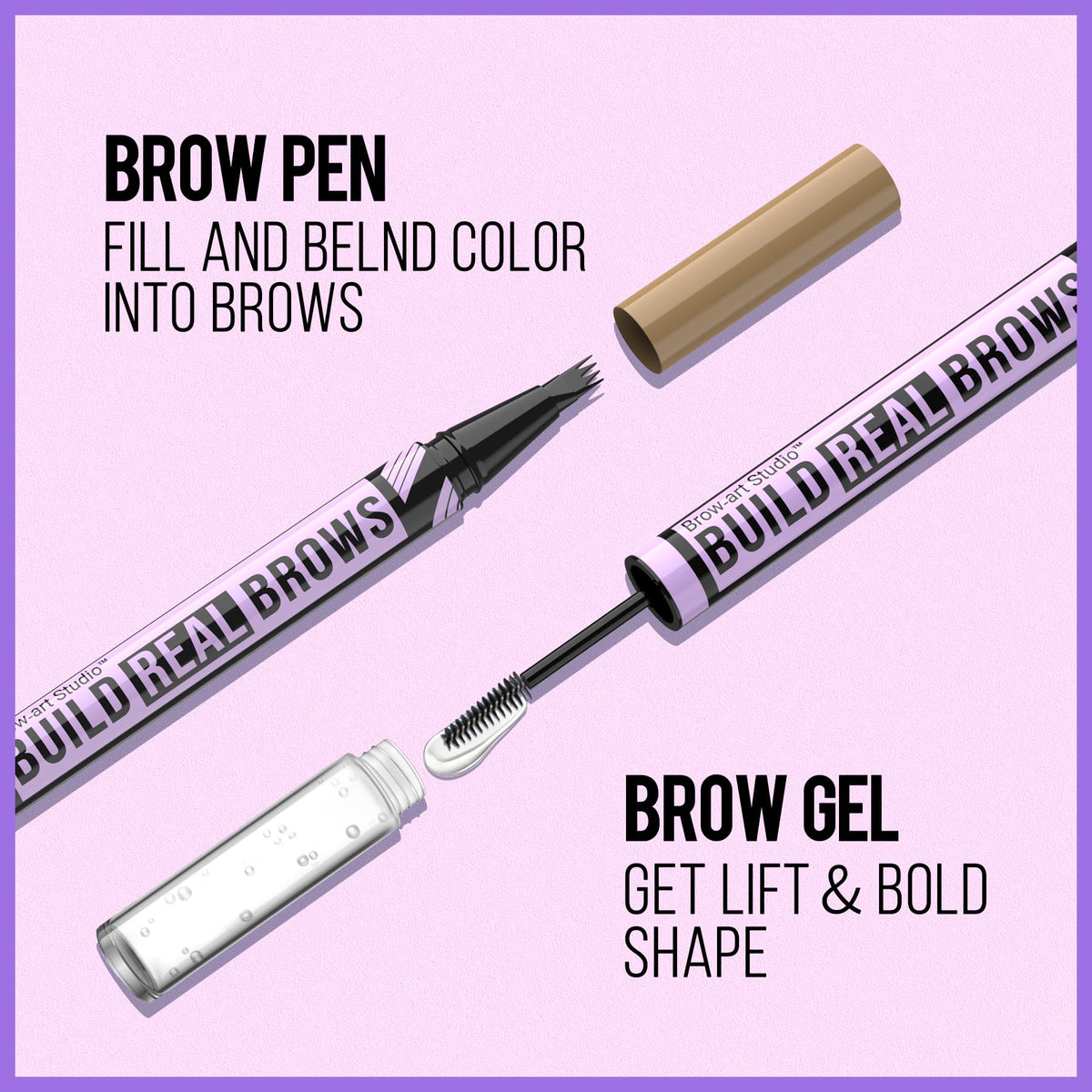 iMethod 2-in-1 Eyebrow Pen & Spoolie Brush with Eyebrow Gel