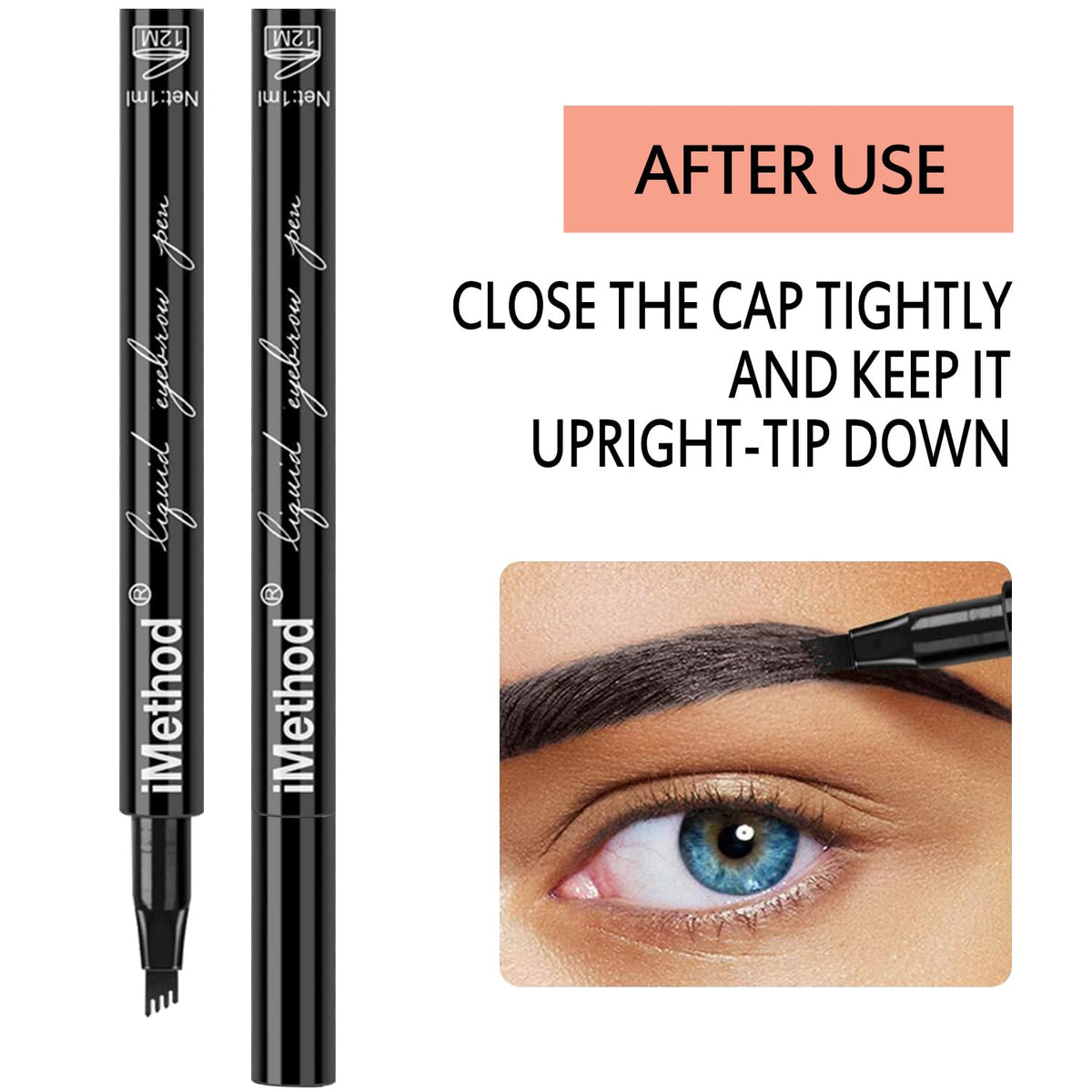 iMethod Eyebrow Pen - iMethod Eyebrow Pencil with a Micro-Fork Tip Applicator