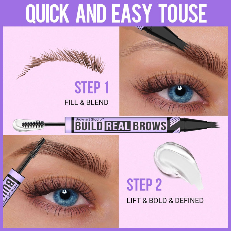 iMethod 2-in-1 Eyebrow Pen & Spoolie Brush with Eyebrow Gel