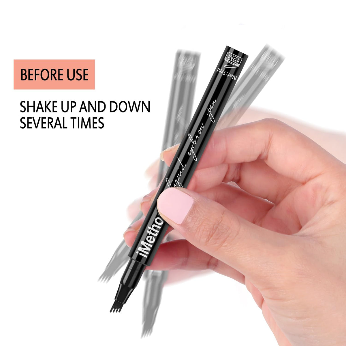 iMethod Eyebrow Pen - iMethod Eyebrow Pencil with a Micro-Fork Tip Applicator