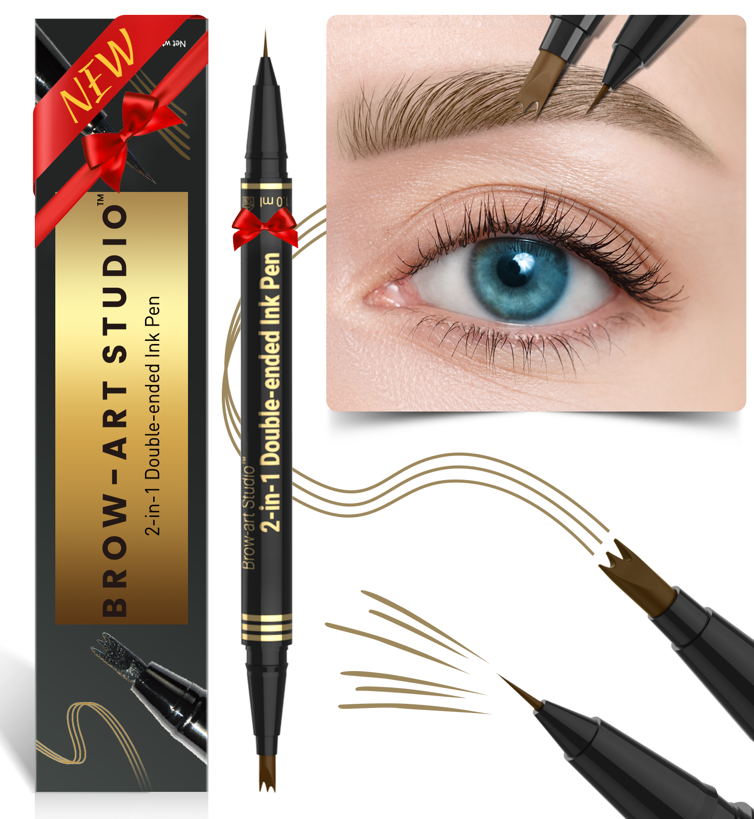2 in 1 Dual Ended Eyebrow Pen imethodbeauty