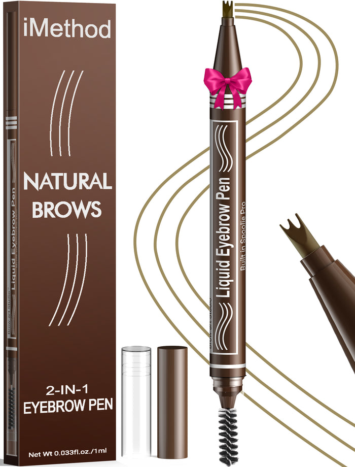 iMethod 2-in-1 Liquid Eyebrow Pen & Spoolie Brush