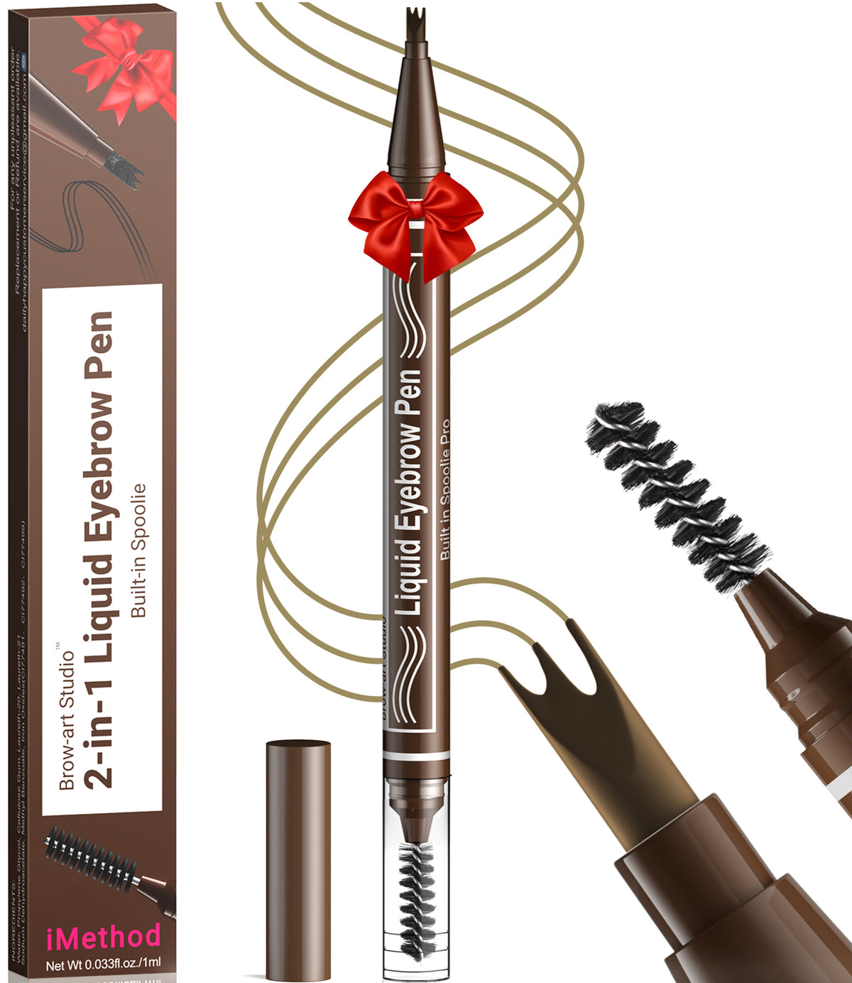 2-in-1 Liquid Eyebrow Pen
