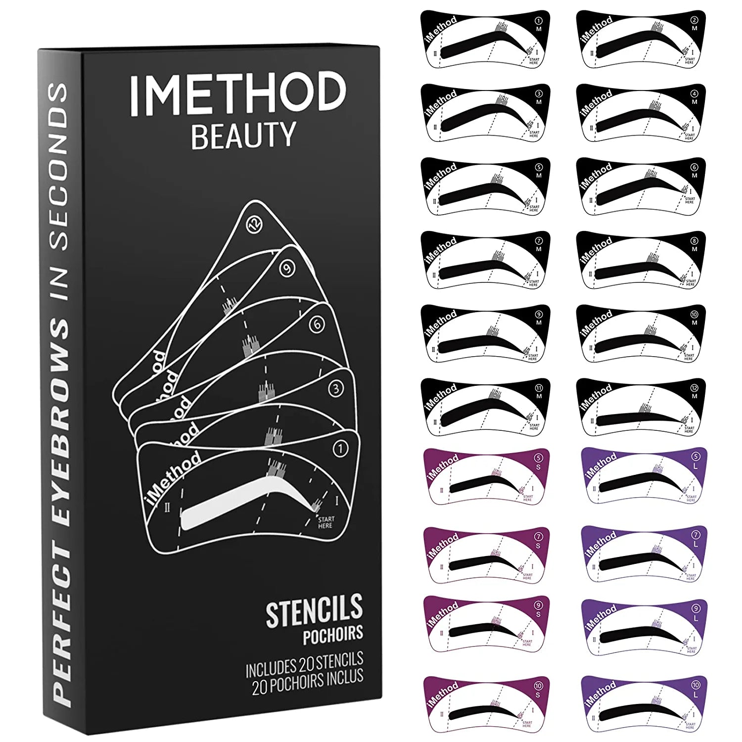 iMethod Eyebrow Stencils Eyebrows Shape Reusable – imethodbeauty imethod-eyebrow-stencils-eyebrows-shape-reusable-imethodbeauty