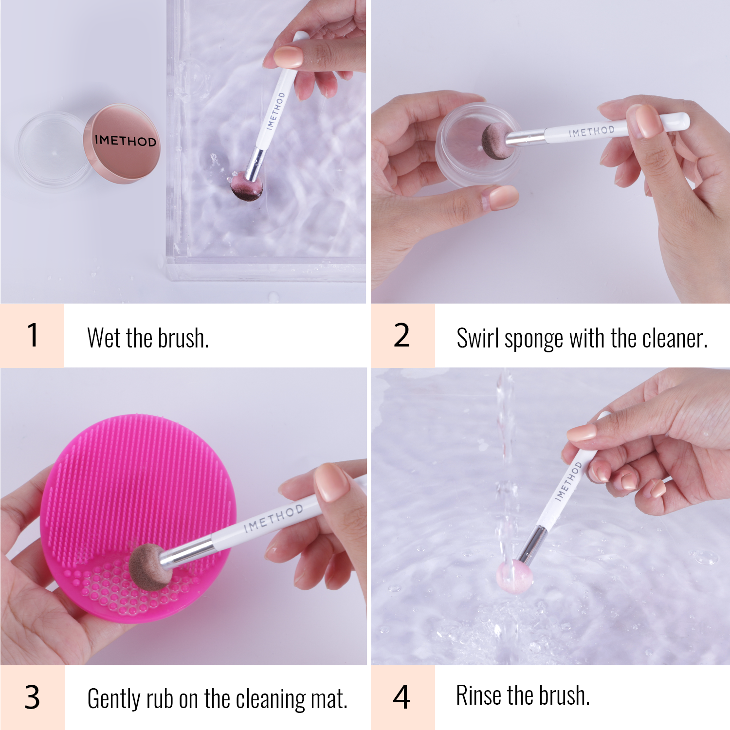 How to online use brush cleaner